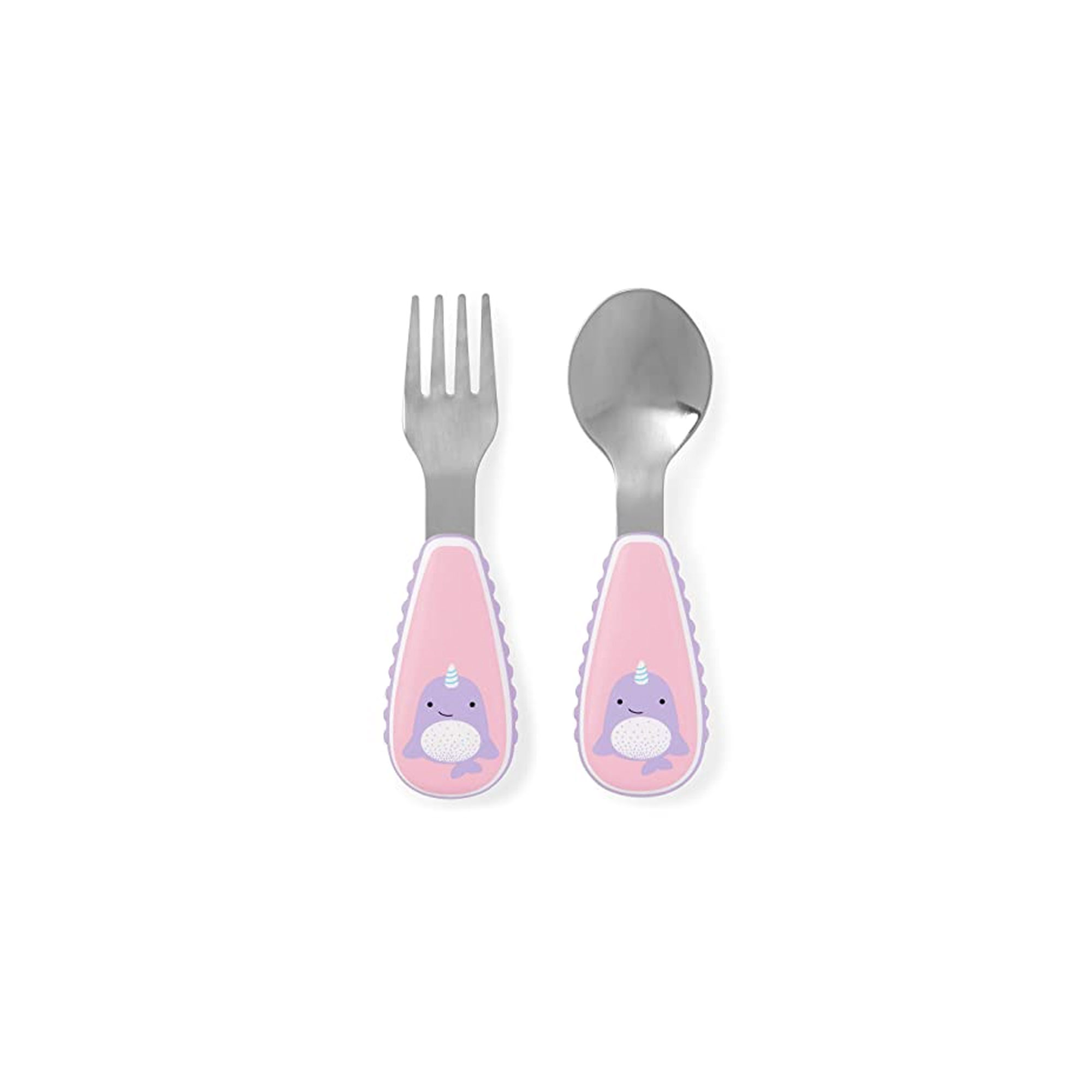 SKIP HOP Zootensils Fork and Spoon Set – Narwhal