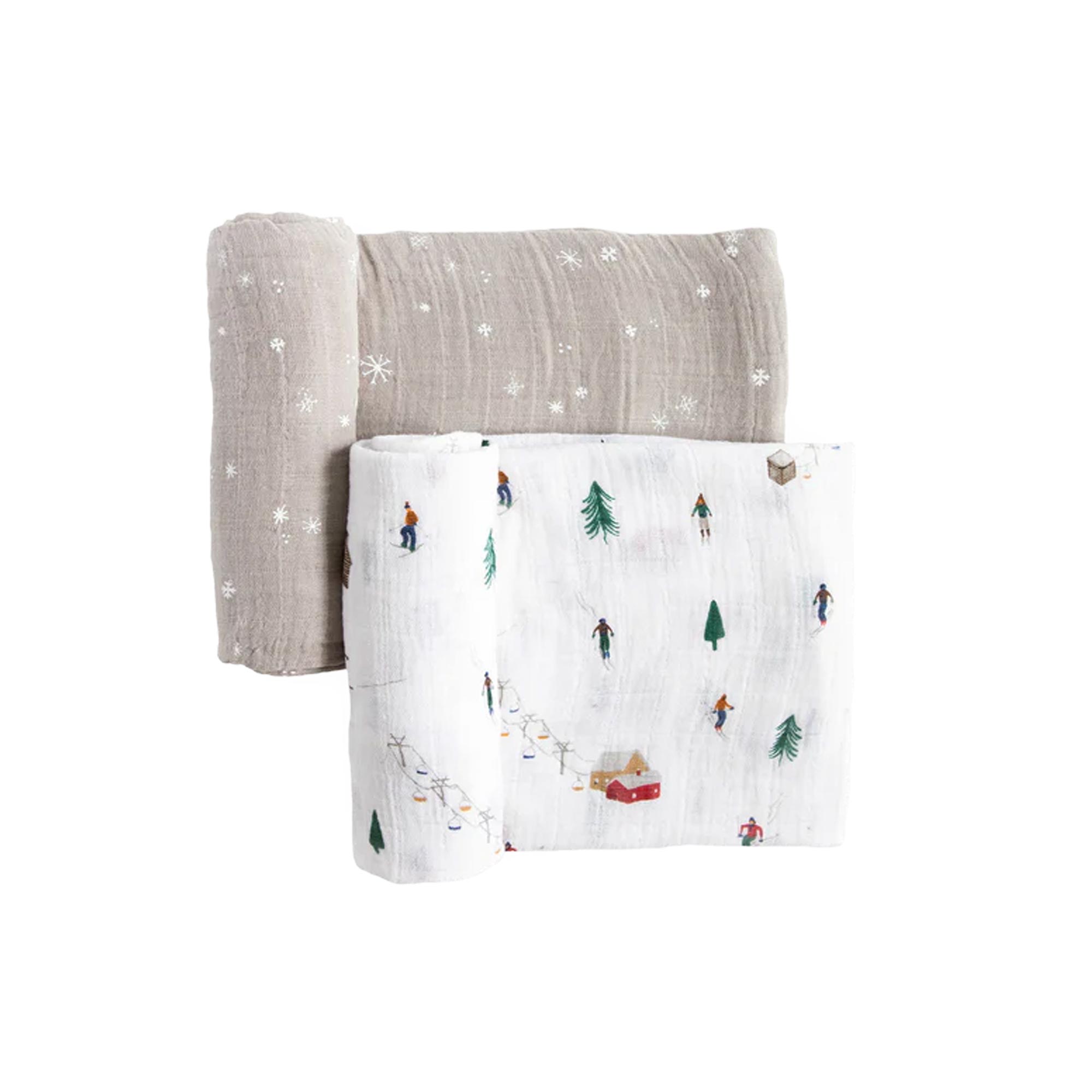 Little Unicorn Cotton Muslin Swaddle 2 Pack – Powder Party