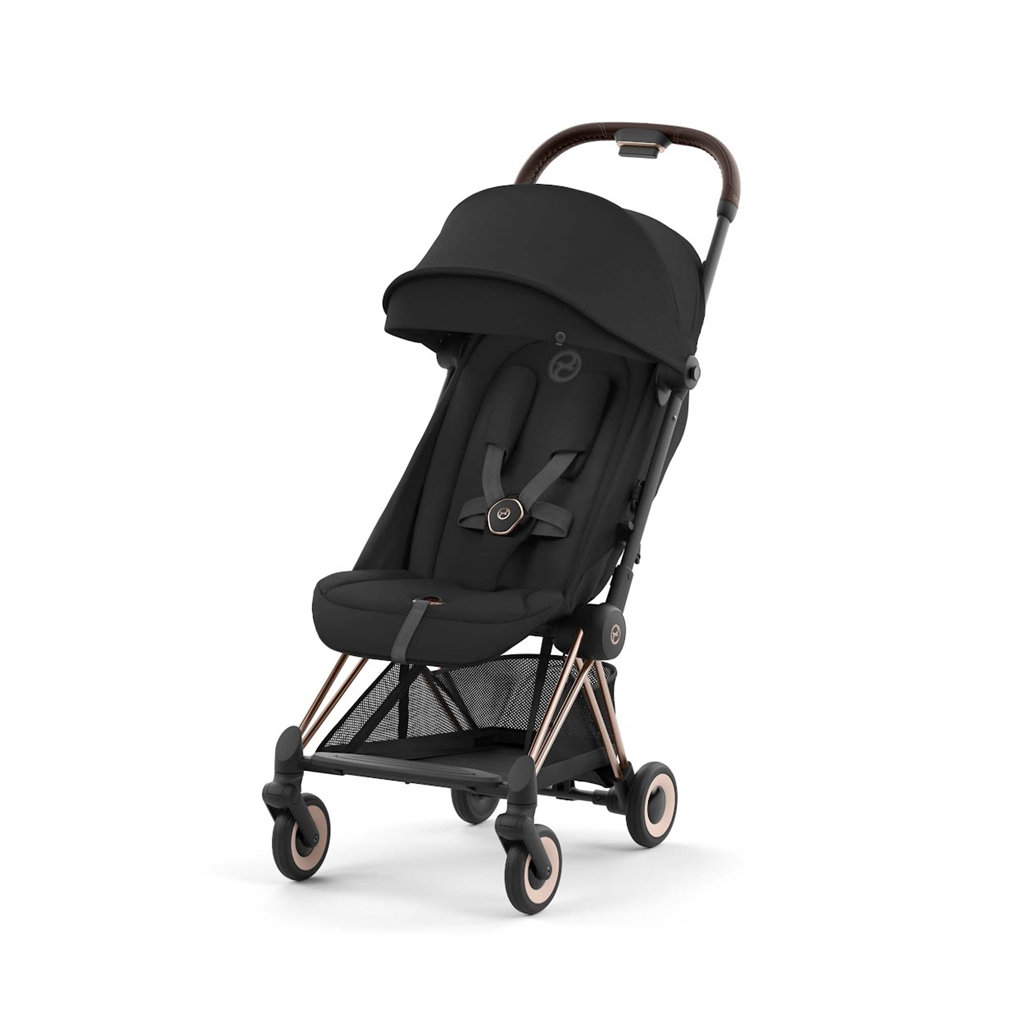 CYBEX Coya Stroller – Sepia Black and Rose Gold Frame
