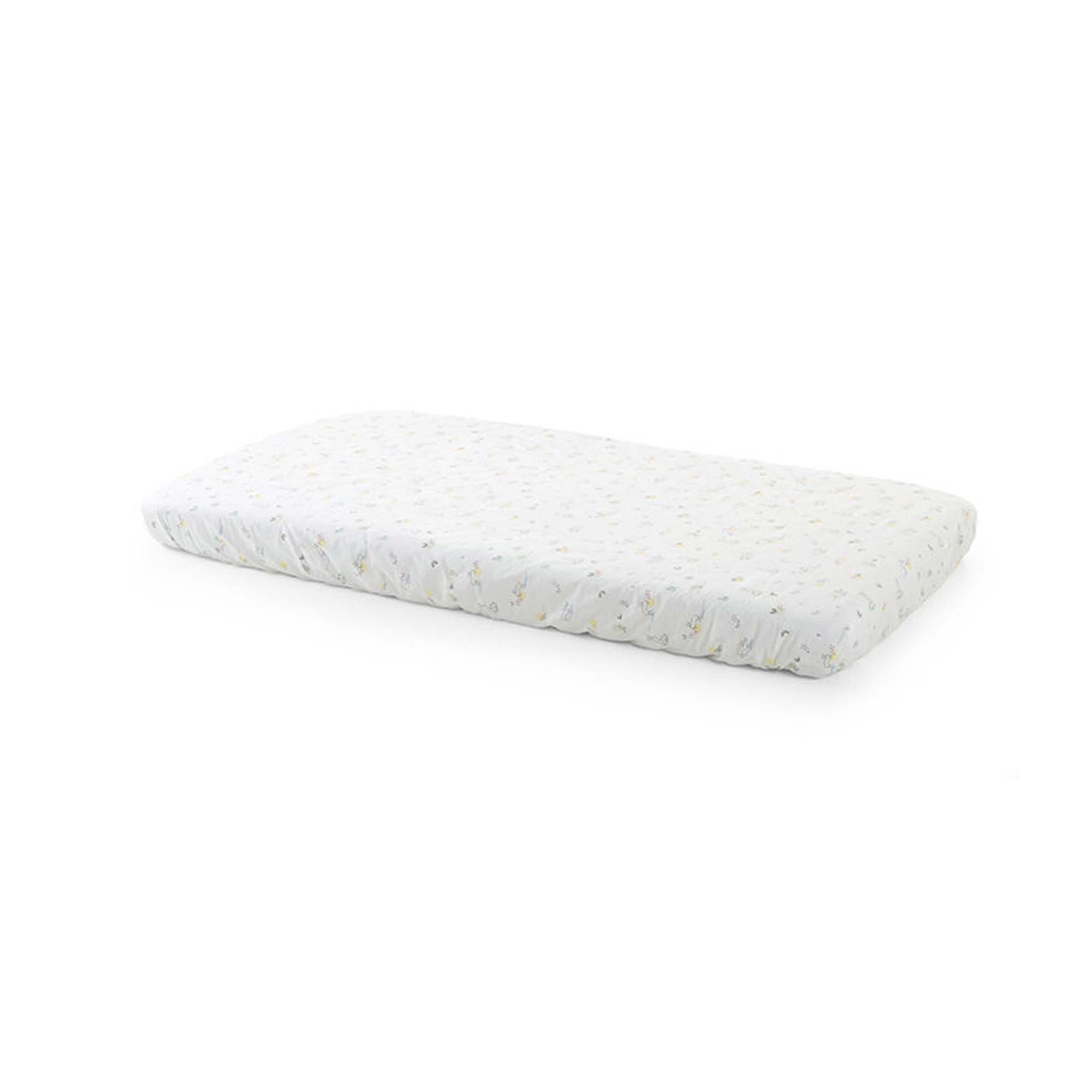 STOKKE Home Crib Fitted Sheet 2pc – Soft Rabbit