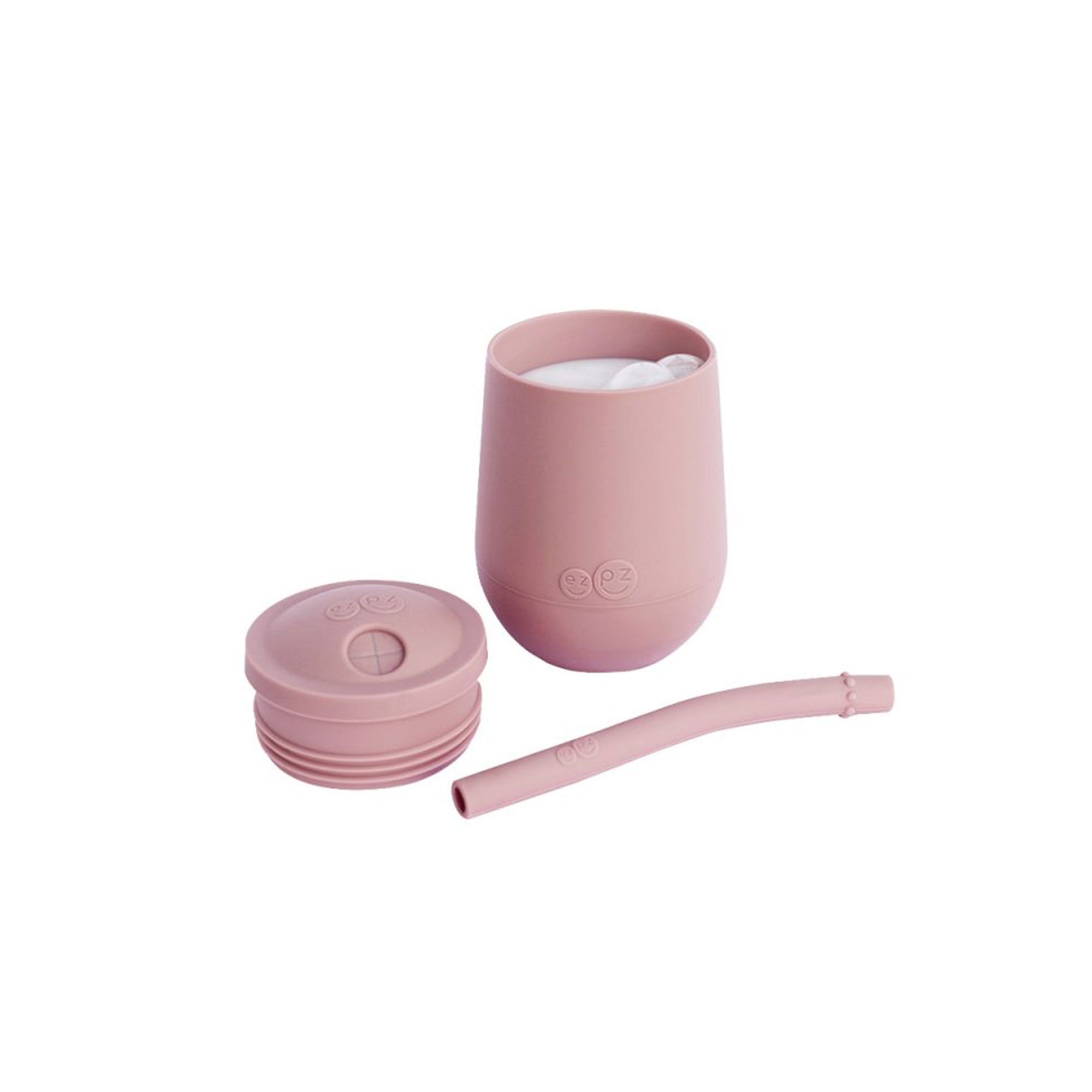 EZPZ Mini Cup and Straw Training System – Blush