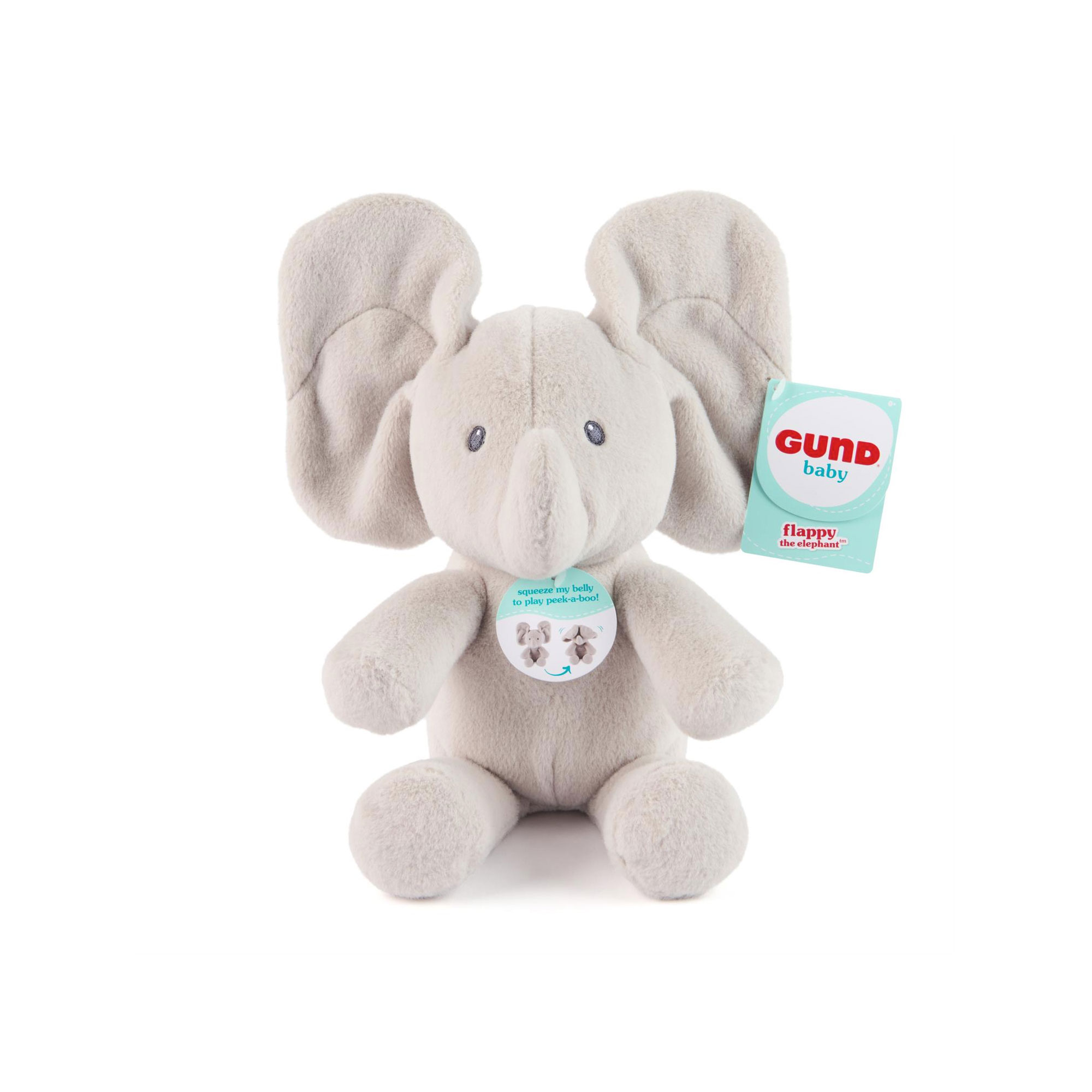 GUND Peek A Boo Flappy The Elephant 7″