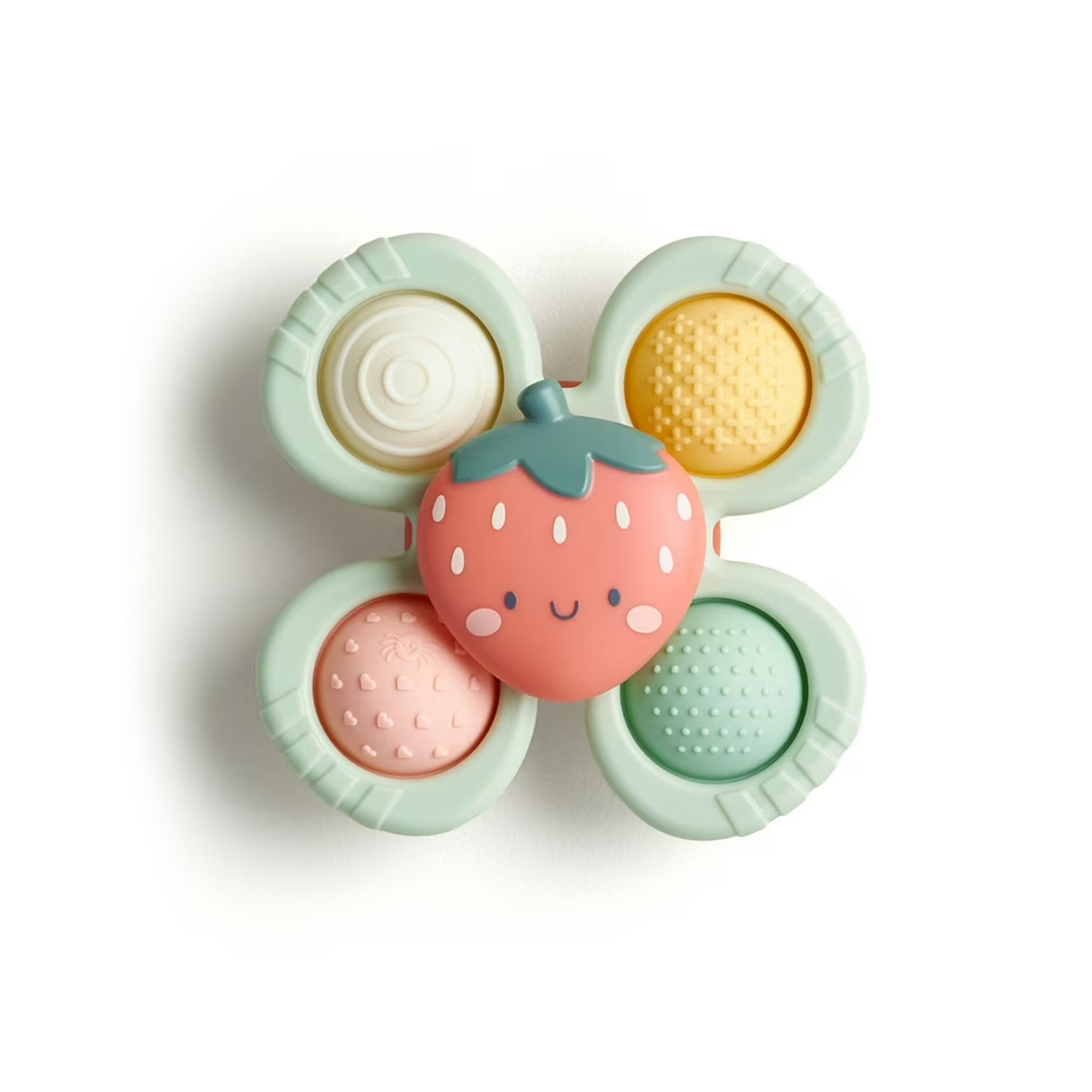 Itzy Ritzy Itzy Pop and Whirl Fidget Spinner Travel and Bath Toy – Bonnie The Strawberry