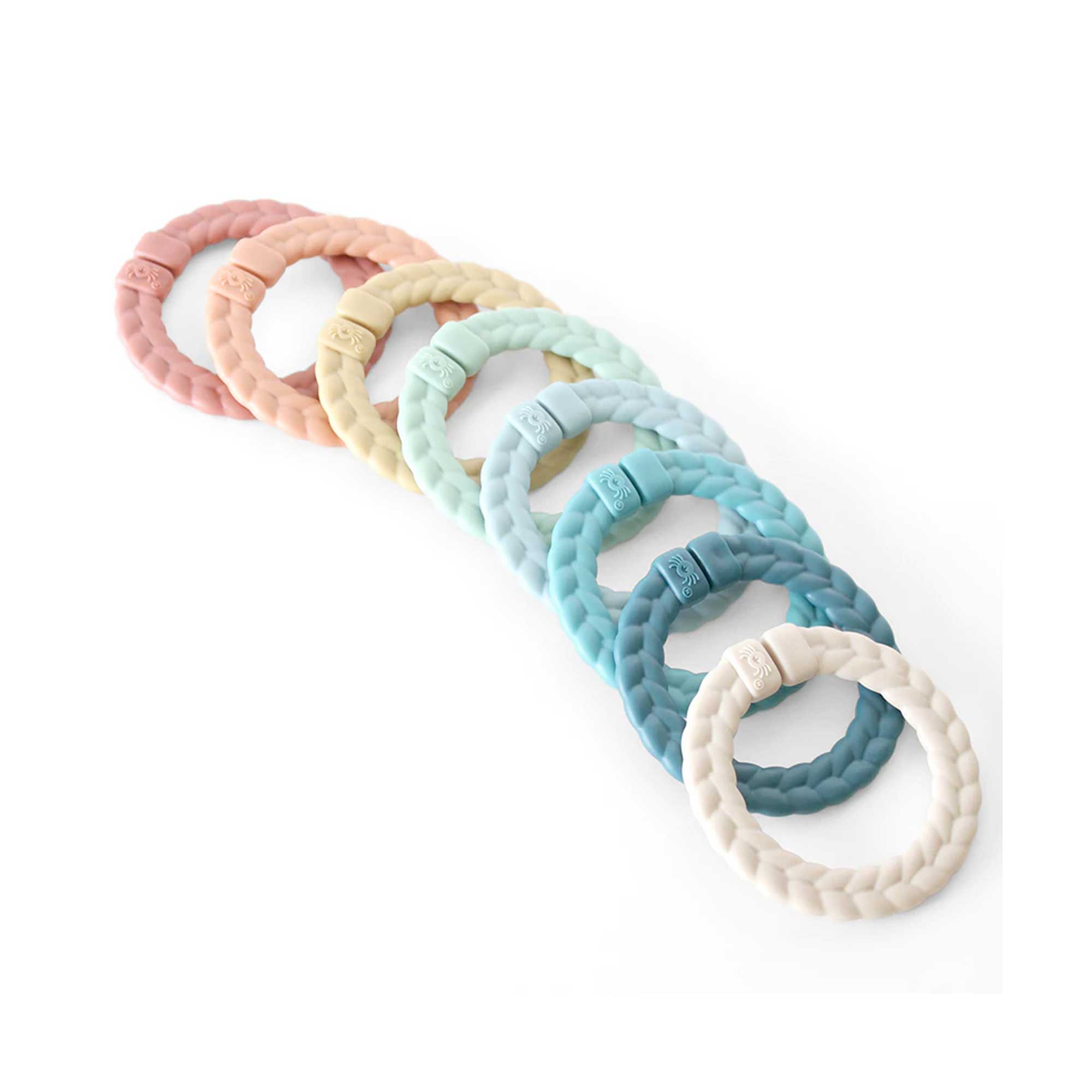 Itzy Ritzy Bitzy Bespoke Ritzy Rings Linking Ring Set – Neutral Rainbow
