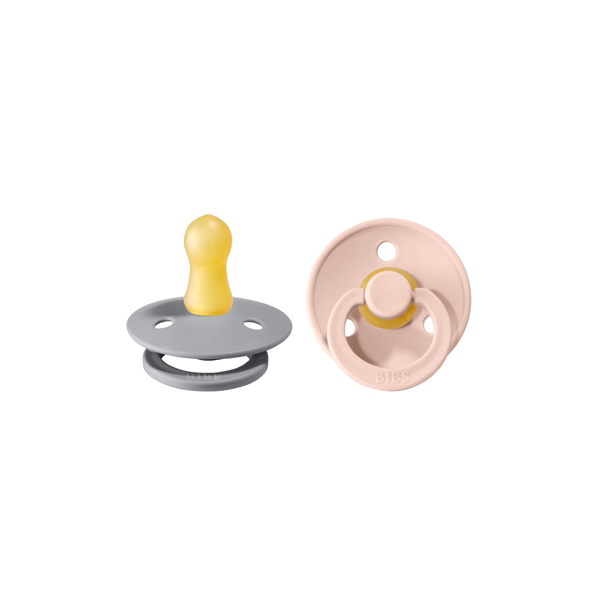 BIBS Colour Pacifier 2 Pack Size 1 – Sky Cloud/Blush