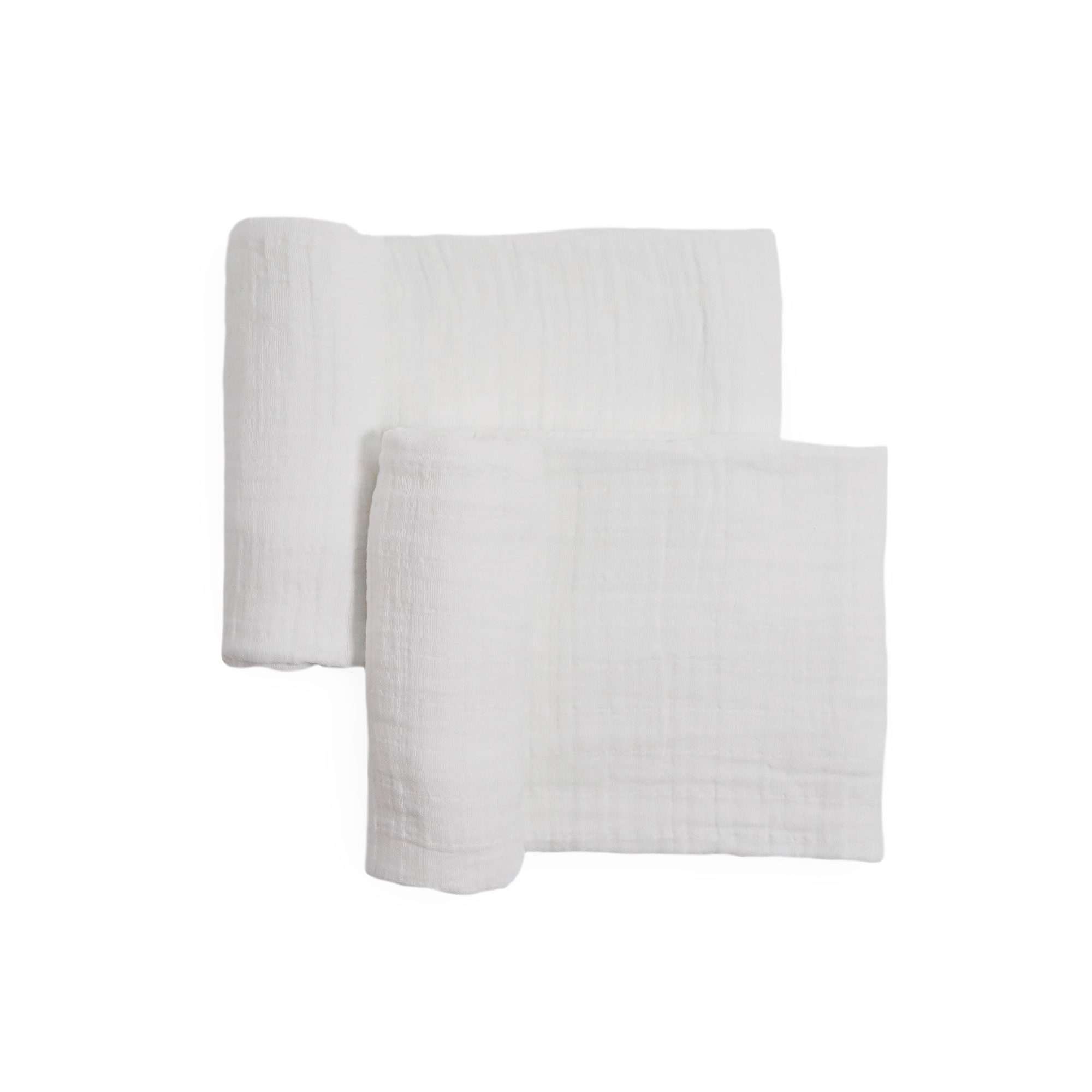 Little Unicorn Organic Cotton Muslin Swaddle Blanket 2 Pack – White